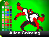 Ben 10 Alien Coloring